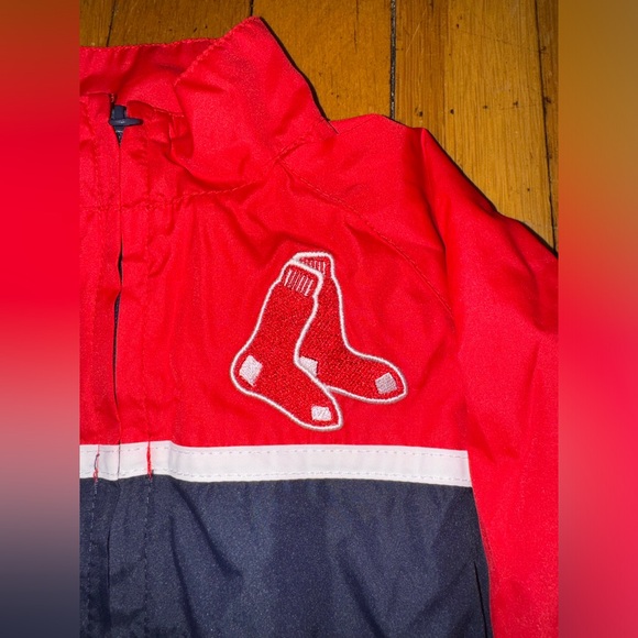 Vintage Majestic Baby Boston Red Sox Full Zip Windbreaker Size 3-6 Months - Picture 2 of 5
